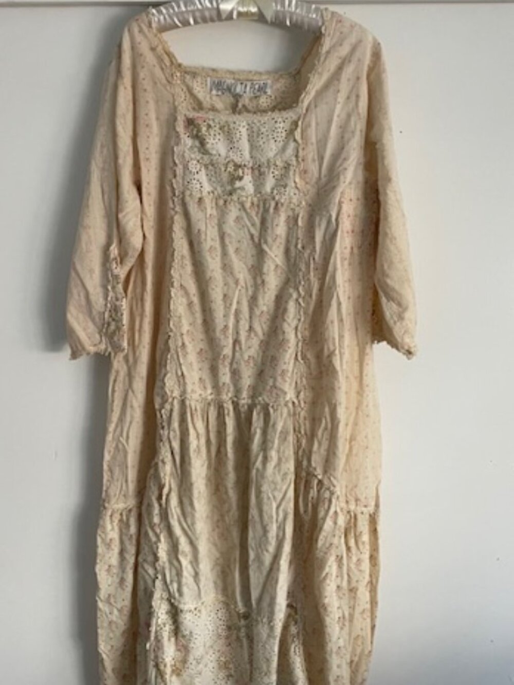 NWT Magnolia Pearl Helenia Dress Ronin Eyelet Lace Cotton Patchwork NEW $550 - Picture 8 of 14